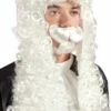 Perruque Moustache Et Barbichette Roi De France - Blanc -WIDMANN Magasin 10136 1364547271