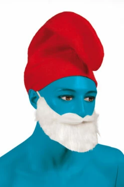 Bonnet De Schtroumpf En Feutrine Rouge 59 Cm