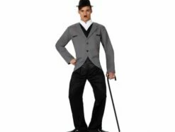 Costume Adulte Homme Charlie STAR DE CINEMA Taille 52 Ou 56
