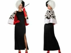 Costume Adulte Femme Cruella Taille 36/38 , 38/40 Ou 42/44