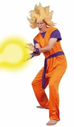 Costume Manga Orange Et Violet Dragon B.