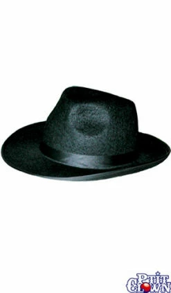 Chapeau Feutre Al Capone Grand Modele - Noir