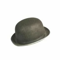 Chapeau Melon Noir Adulte Petit Modèle
