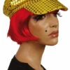 Casquette Disco à Sequins - Or