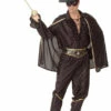Costume Adulte Luxe Bandit Masqué "Zorro" -WIDMANN Magasin 86034 1353531898