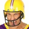 Casque De Football Américain Jaune Adulte -WIDMANN Magasin Casque de Football Americain Jaune Adulte