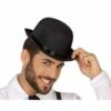 Chapeau Melon Noir Adulte -WIDMANN Magasin Chapeau Melon Noir Adulte 1