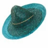 1 Chapeau Sombrero En Paille 4 Couleurs Assorties Vert, Jaune, Rose Et Orange -WIDMANN Magasin Chapeau Sombrero en paille 4 couleurs assorties vert jau