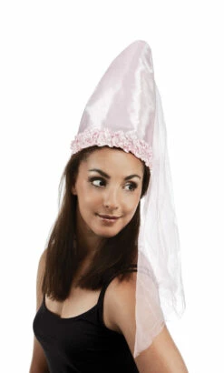 Chapeau De Fée En Tissu Rose Adulte