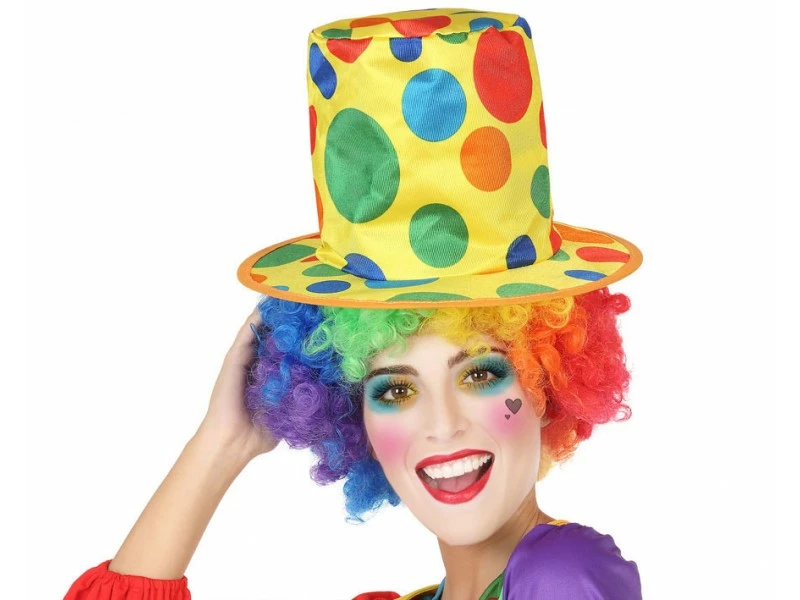 Chapeau De Clown Adulte Multicolore Souple 3 Chapeau De Clown Adulte Multicolore Souple