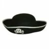Chapeau Feutre Pirate Adulte - Noir Galon -WIDMANN Magasin Chapeau feutre Pirate Adulte noir galon or 1