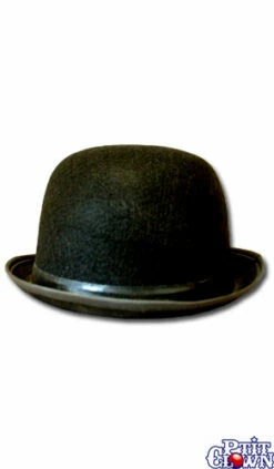 Chapeau Feutre Melon Grand Modele Noir 60 Cm