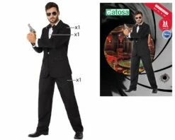 Costume Adulte Agent Secret Taille M L