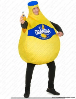 Costume Adulte Bouteille D'Orangina