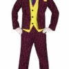 Costume Adulte Clown Assassin Joker Crazy Villain Taille L -WIDMANN Magasin Costume Adulte Clown Assassin Joker Crazy Villain Taille