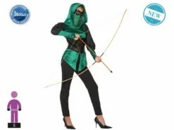 Costume Adulte Femme Archer Masque Taille M/L