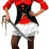 Costume Adulte Femme Capitaine Pirate M/L -WIDMANN Magasin Costume Adulte Femme Capitaine Pirate M L 10233