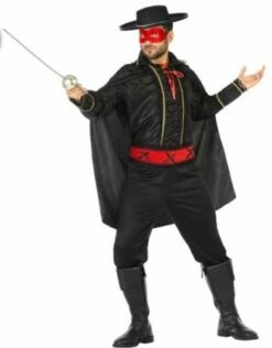 Costume Adulte Homme Bandit Masqué Taille M L