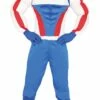 Costume Adulte Homme Super Héros Américain Rembourré Taille M L -WIDMANN Magasin Costume Adulte Homme Super Heros Americain Rembourre Tai