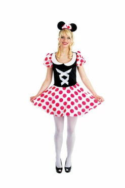 Costume Adulte Minnie Luxe Taille S , M , Ou L