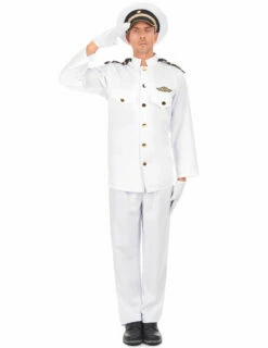 Costume Adulte De Capitaine De Vaisseau Taille M/L Ou XL