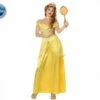Costume Adulte De Princesse Jaune Belle Robe Longue Taille S Et M/L -WIDMANN Magasin Costume Adulte de Princesse Jaune Belle robe longue Tail