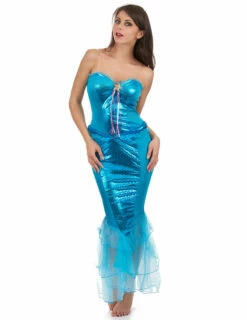 Costume Adulte De Sirène Taille S-XS Ou M-L