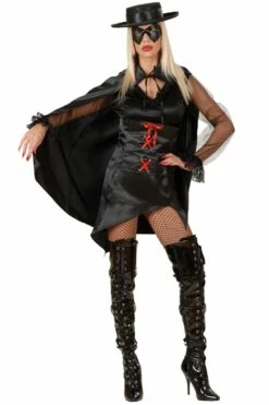 WIDMANN Costume Femme De Zorro Satin Sexy Taille L