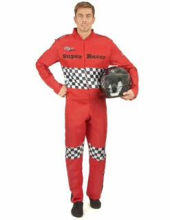 Costume Pilote De Course Adulte Taille Unique