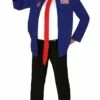 Costume Adulte Luxe De Président Of A. Taille M L -WIDMANN Magasin Costume adulte luxe de President of A Taille M L