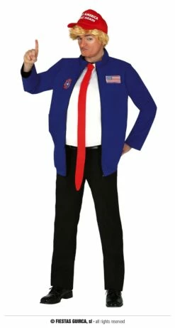 Costume Adulte Luxe De Président Of A. Taille M L