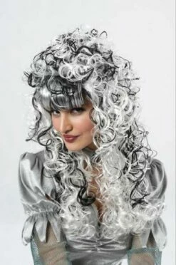 Boland Perruque Adulte Femme Noire Et Blanche