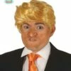Perruque Adulte Président T. Blond -WIDMANN Magasin Perruque Adulte President T Blond