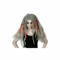 Perruque De Zombie Grise