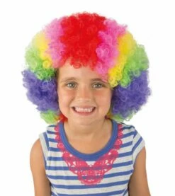 Perruque De Clown Enfant Multicolore