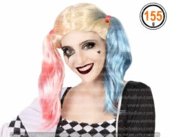 Perruque Femme Arlequine Diabolique