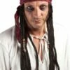 Perruque Pirate Homme Avec Dreadlocks Et Foulard -WIDMANN Magasin Perruque pirate homme avec dreadlocks et foulard