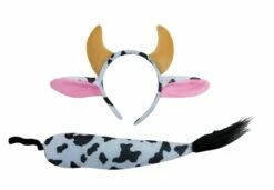 Set De Vache ( Serre Tête Et Queue )