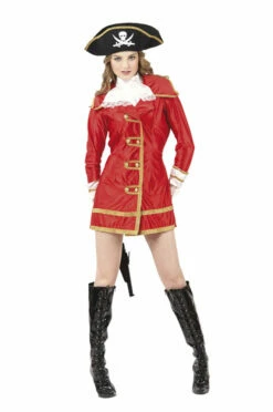 Boland Tunique Pirate Femme Rouge Taille M