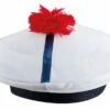 Béret Marin Adulte En Tissu Avec Pompom -WIDMANN Magasin beret marin adulte en tissu avec pompom