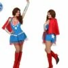 Costume De Super Heroine Taille S Et M/L (capitaine America Girl) -WIDMANN Magasin cag 1410420999