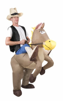 Costume Adulte Gonflable De Cow Boy Taille Unique