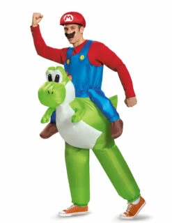 Costume Adulte Gonflable De Mario Sur Yoshi Nintendo®
