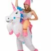 Costume Adulte Gonflable Licorne Taille Unique