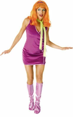 Costume Daphné De Scooby Doo Taille Unique