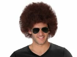 PERRUQUE AFRO CHATAIN