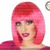 Perruque Carré Fluo Adulte Rose Fuchsia -WIDMANN Magasin perruque carre fluo adulte rose fuchsia 1