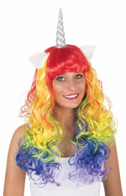 Perruque De Licorne Adulte - Multicolore