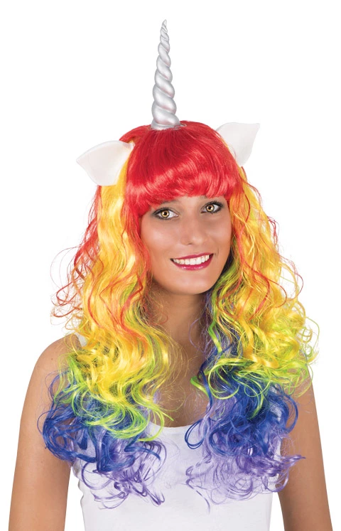 Perruque De Licorne Adulte - Multicolore 3 Perruque De Licorne Adulte - Multicolore