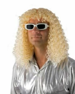 Perruque Michel Longue Frisée Blonde